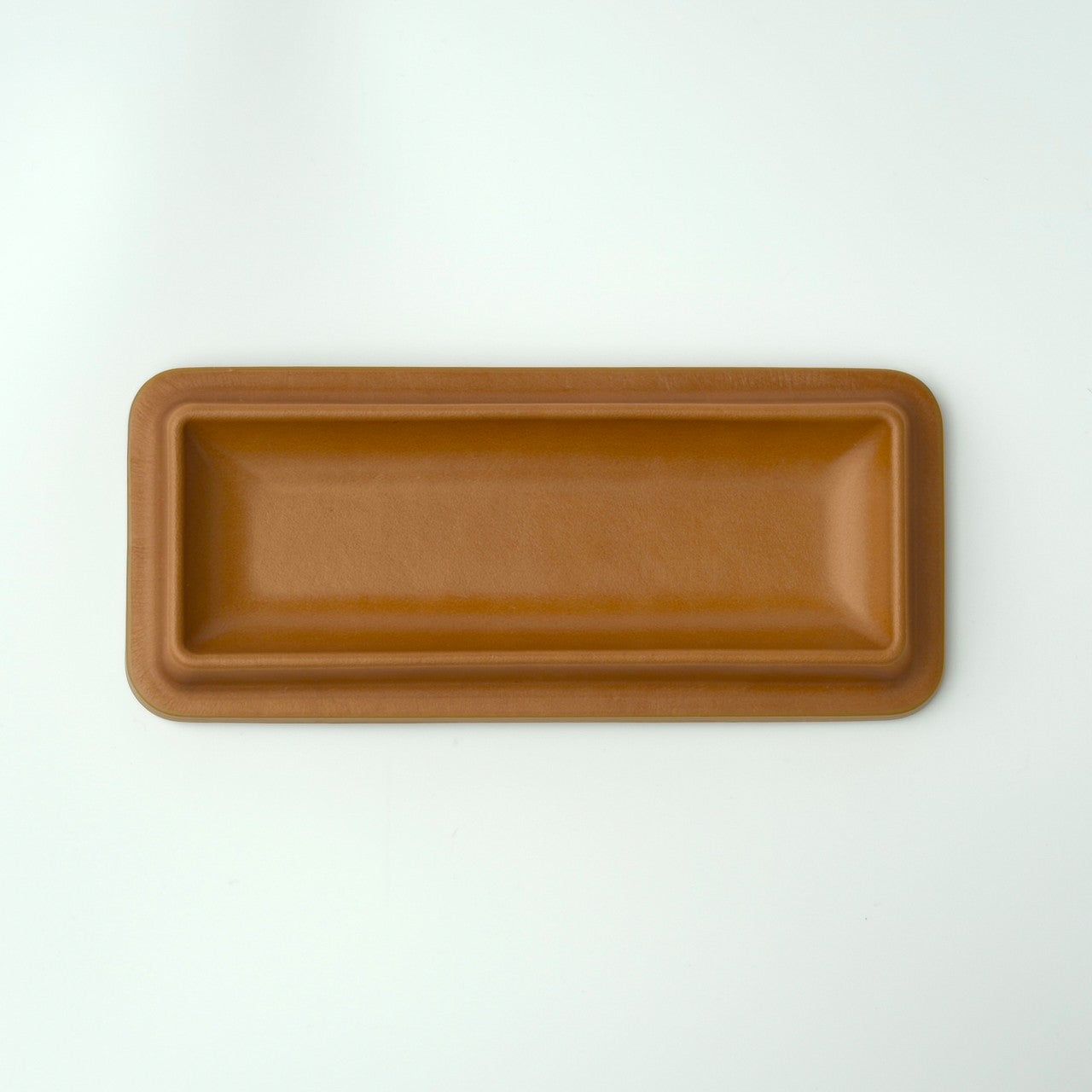Leather tray by Colm