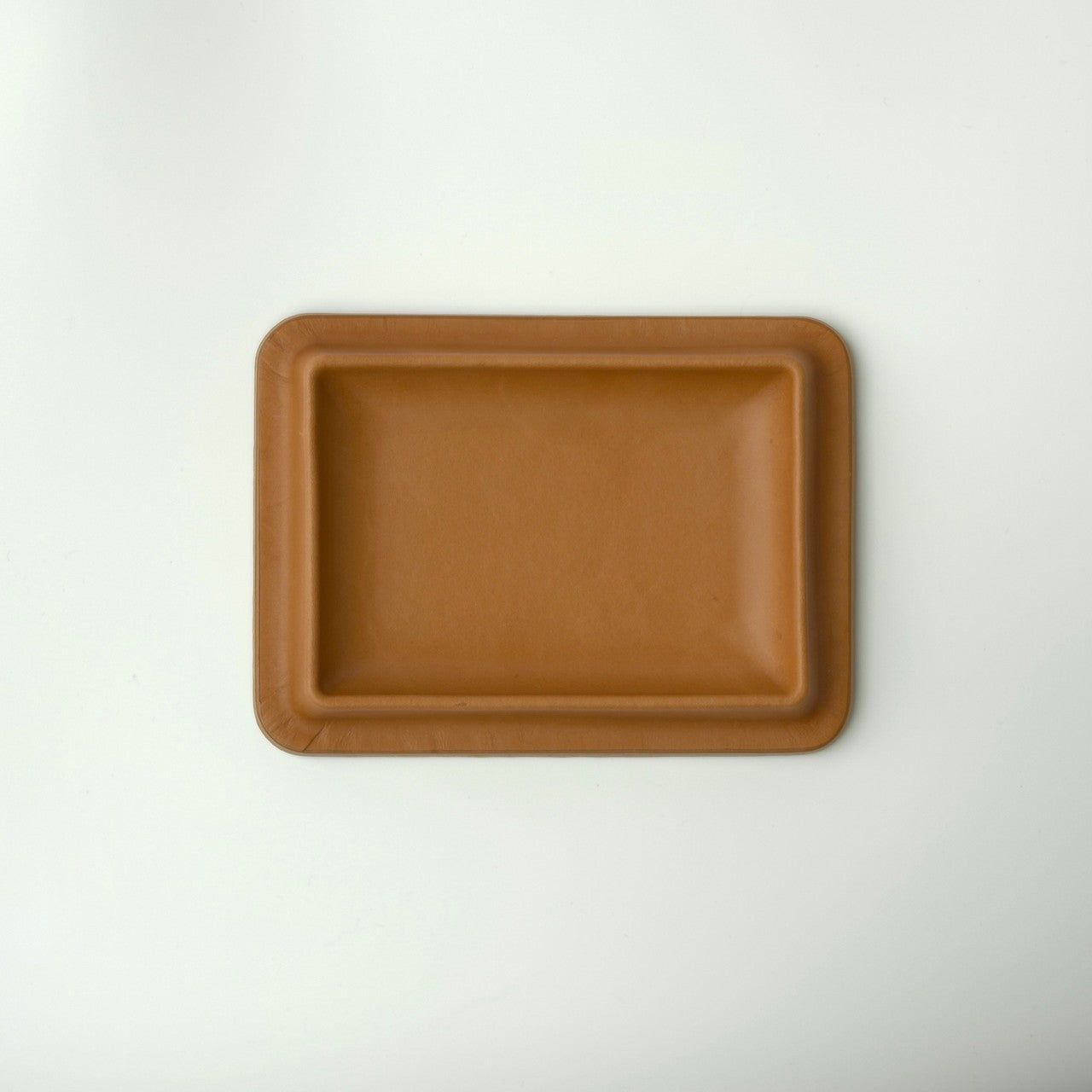 Leather tray by Colm