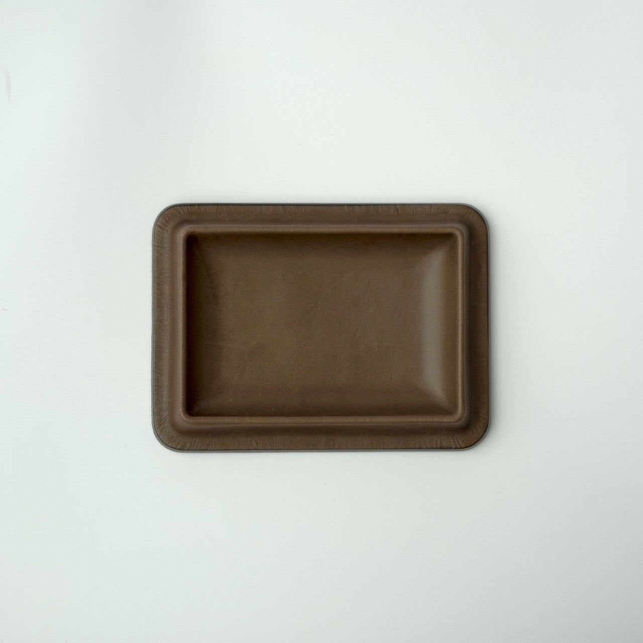 Leather tray by Colm