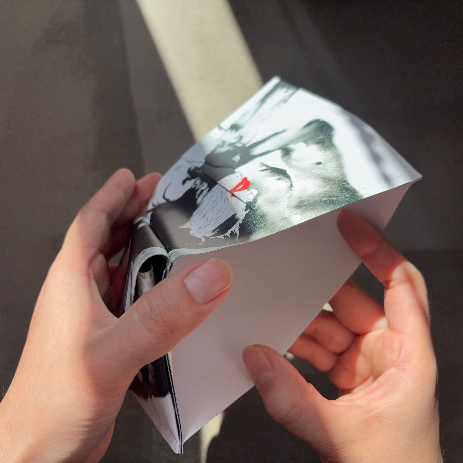 Aquvii Wallet small / RETART / 財布 (Black/White)