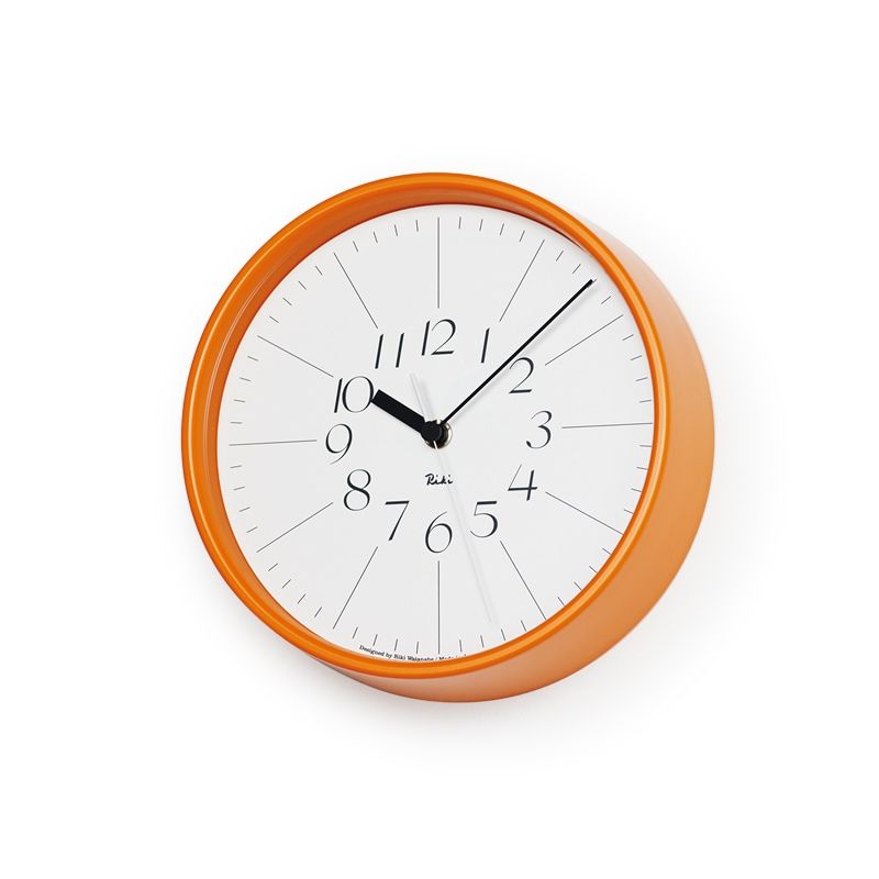 RIKI STEEL CLOCK / オレンジ