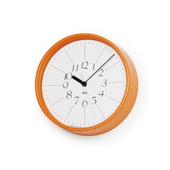 RIKI STEEL CLOCK / オレンジ