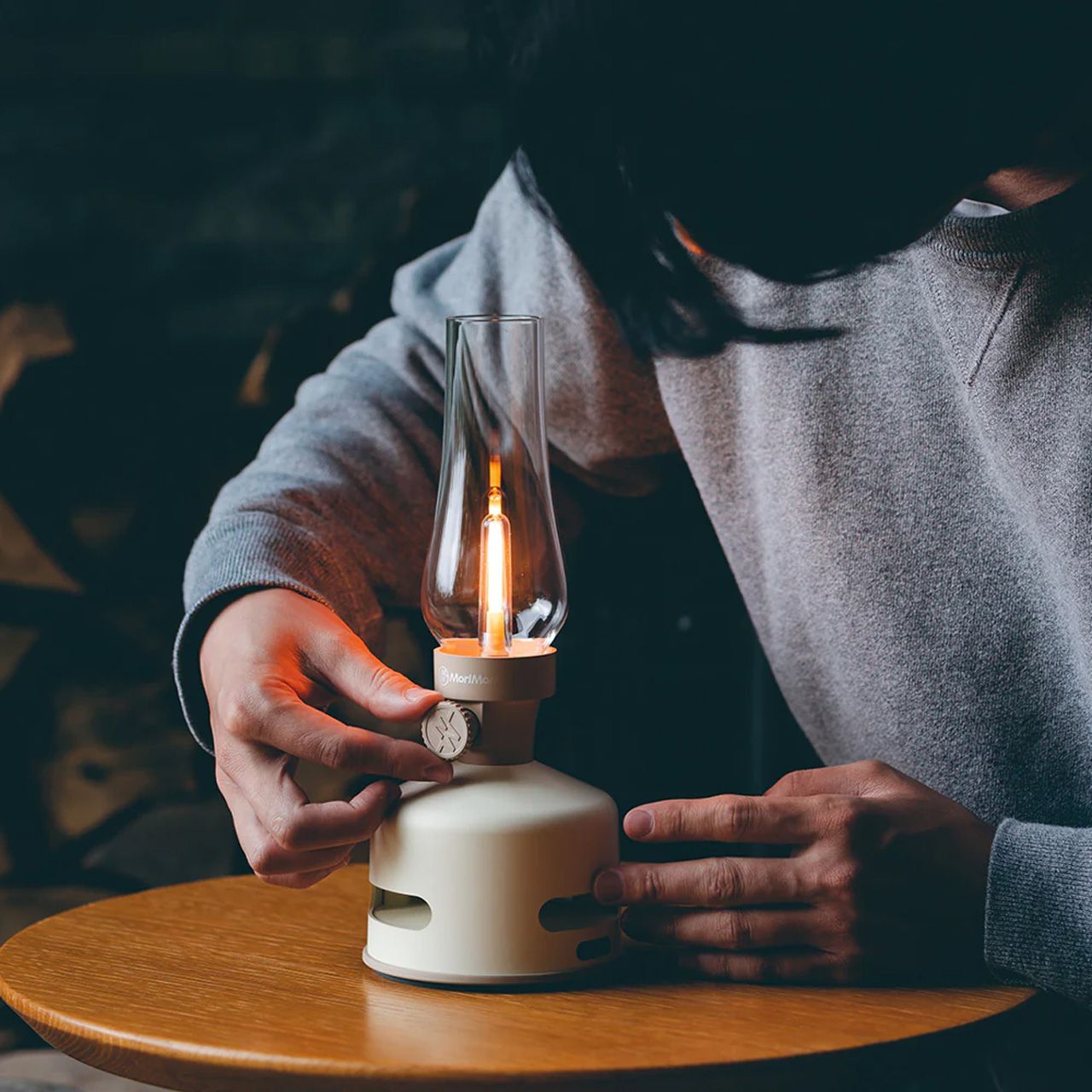 LED Lantern Speaker S1 (ダークブラウン)