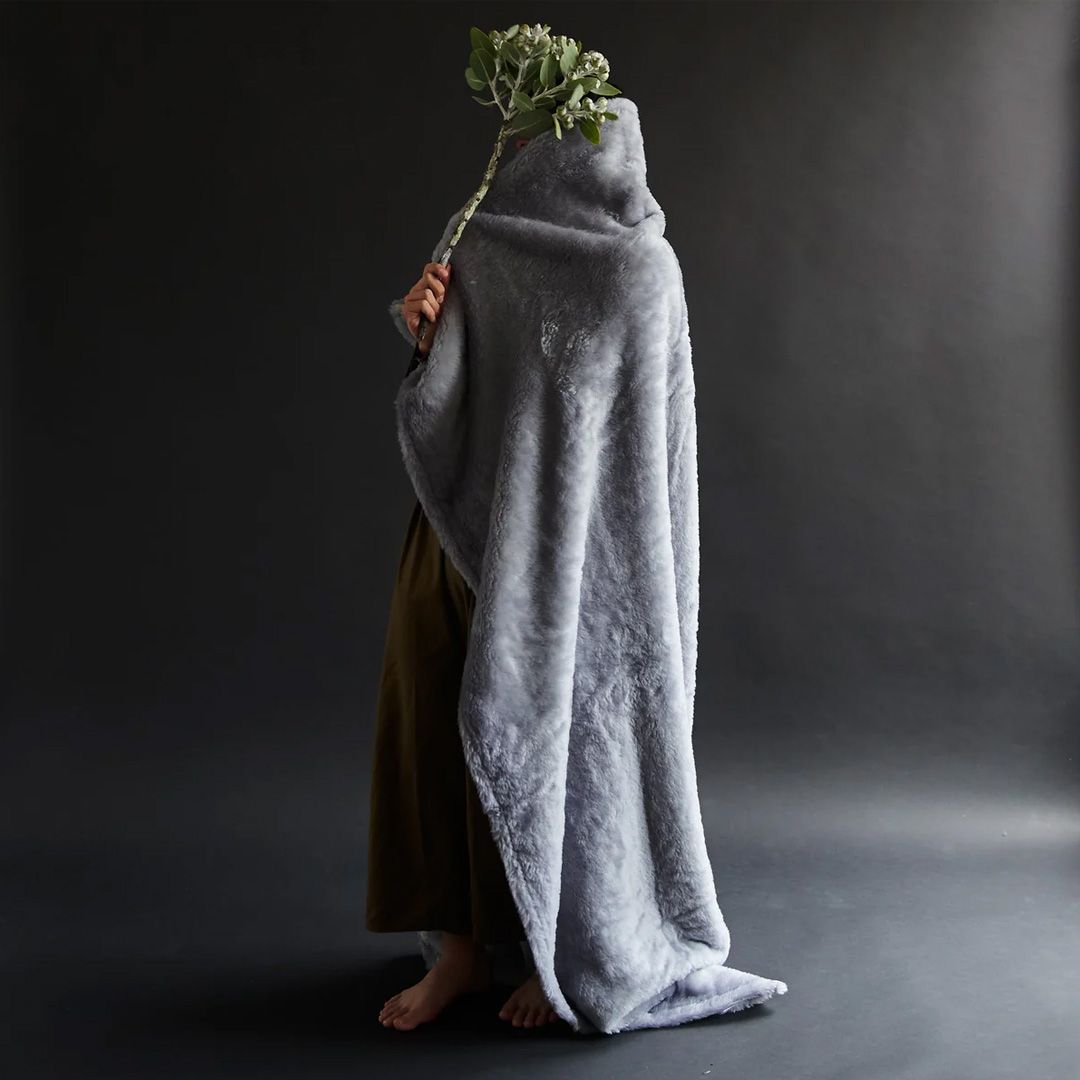 SERENE 5.0 Merino Wool New-Mayer (Gray) / メリノウールニューマイヤー(グレー) / 毛布 ブランケット / シングル