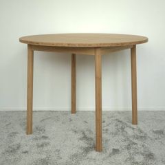 Round table made of bamboo