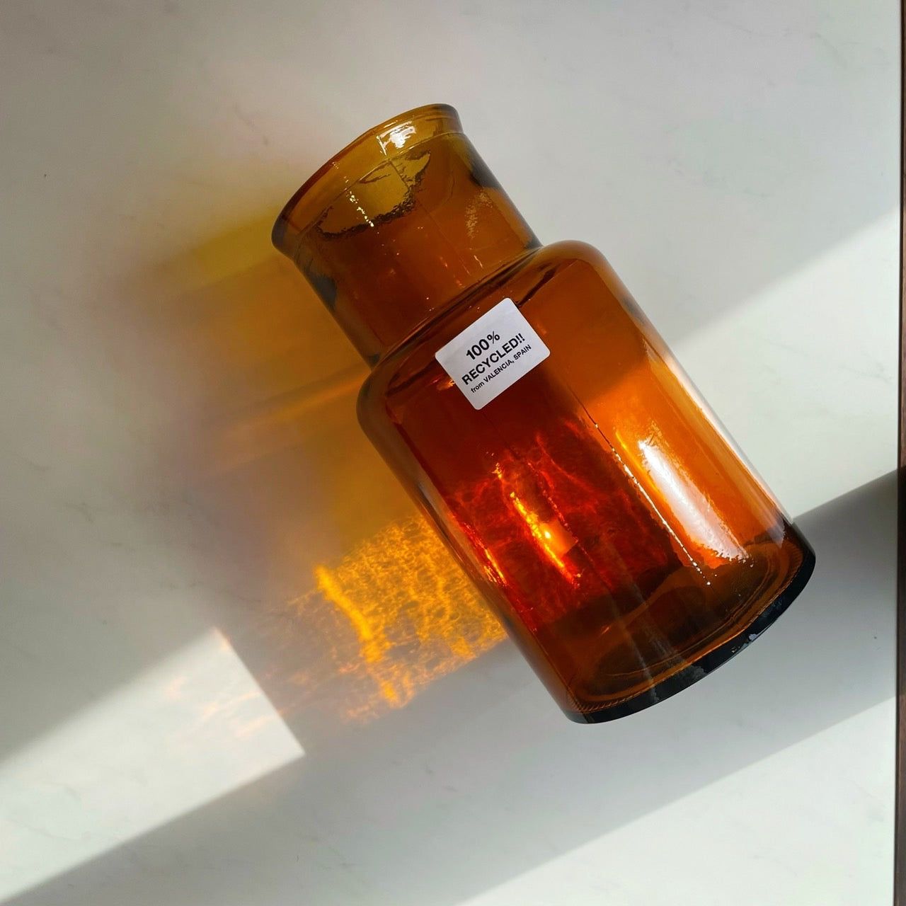 VALENCIA RECYCLE GLASS SEIS AMBER