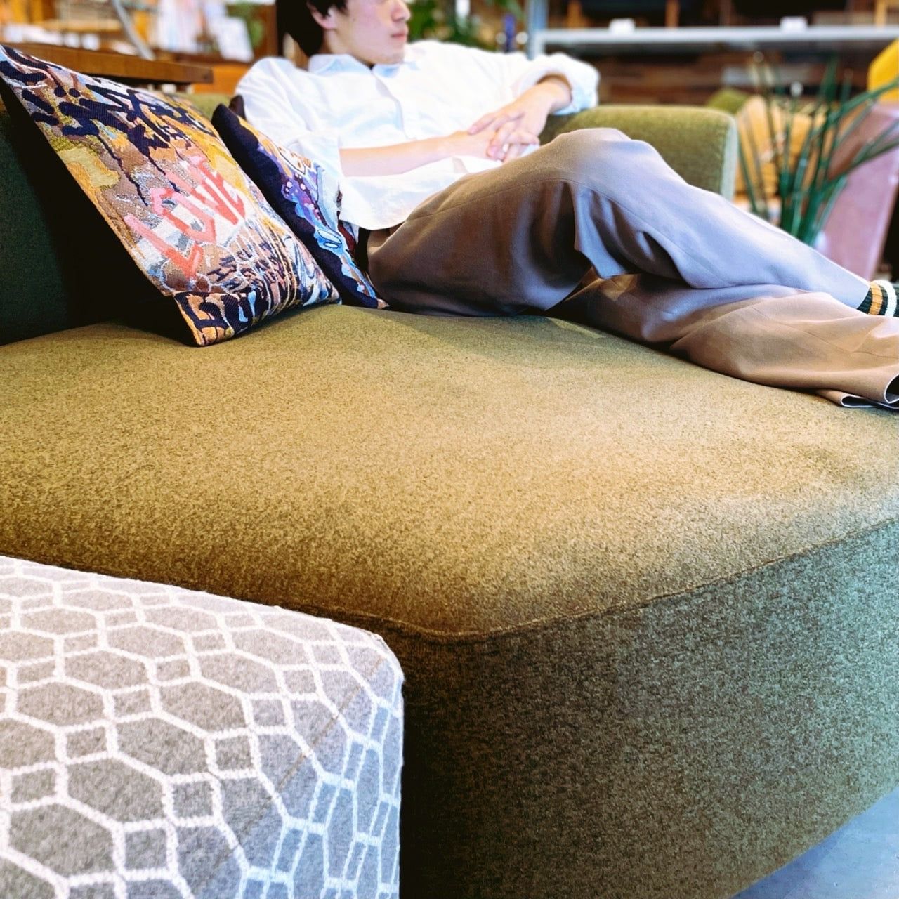 【家具特集ソファ】Earl ottoman