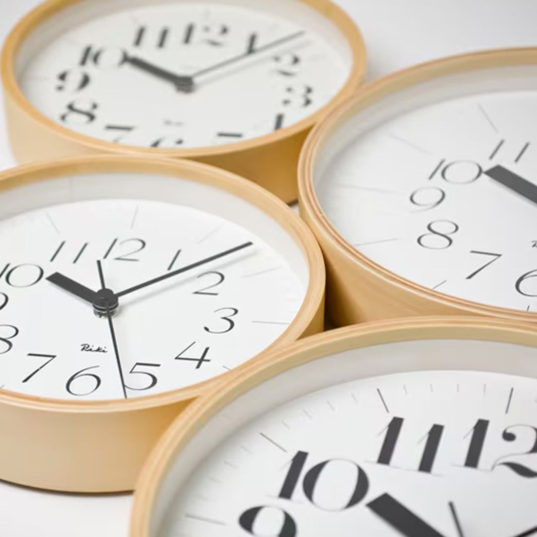 RIKI CLOCK RC / リキ クロック アールシー (電波時計) 太字 直径254mm