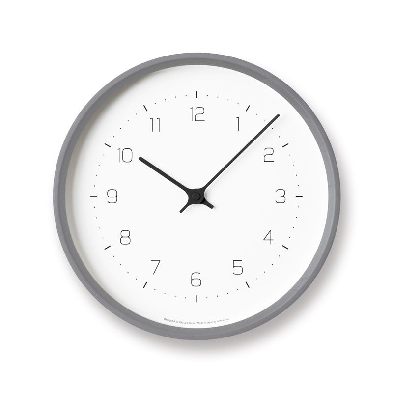 NEUT wall clock / グレー