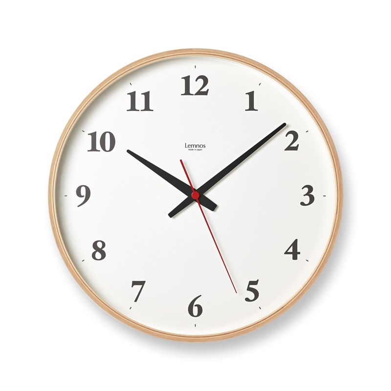 Plywood clock / ナチュラル