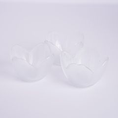 ガラスの器  梅の花 小鉢 3個セット