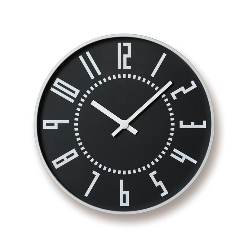 eki clock / ブラック