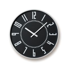 eki clock / ブラック