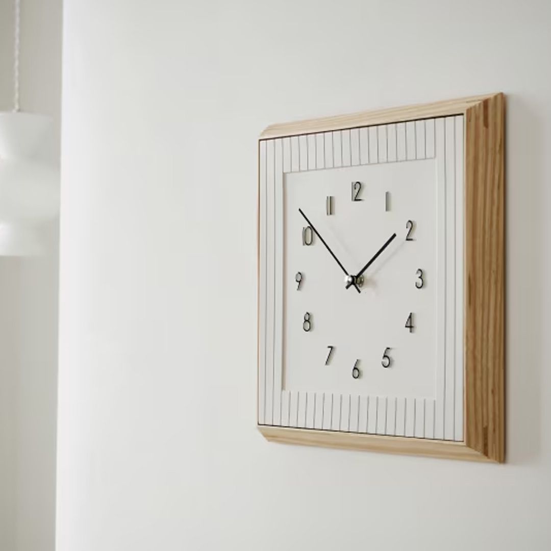 Ecke(エッケ) / ウォールクロック / 壁掛け時計 / CL-4510 / ホワイト