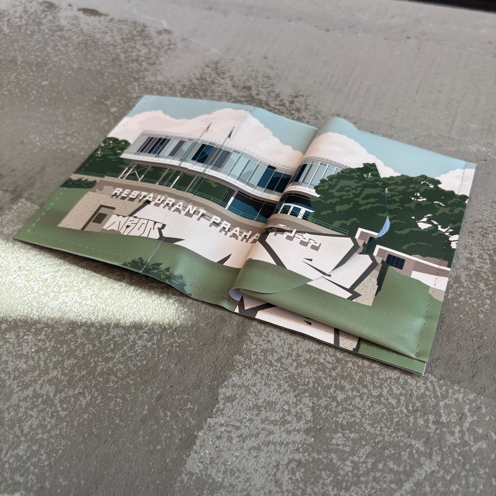 Aquvii Wallet small / RETART / 財布 (Black/White)