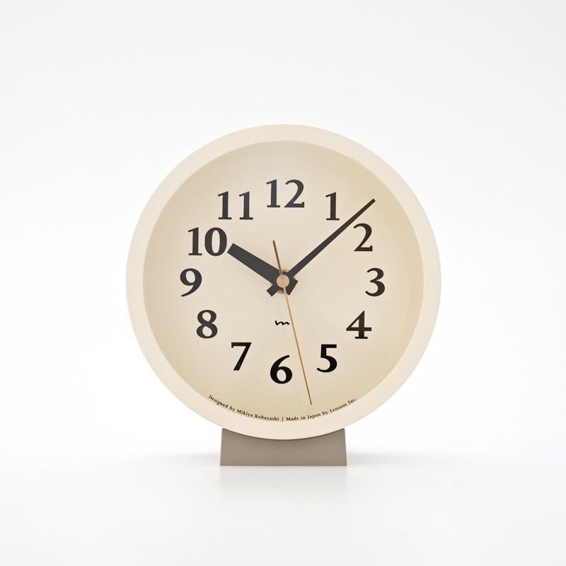m clock (電波時計) アイボリー