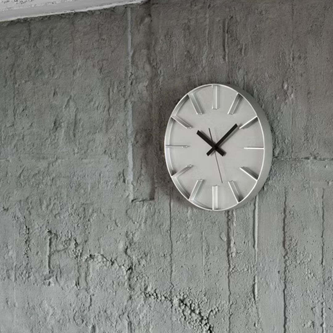 Edge clock / エッジクロック (掛け時計) ホワイト