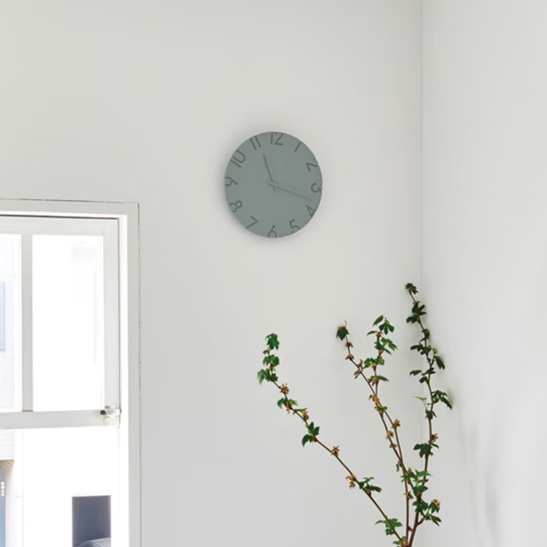 CARVED COLORED (カーヴドカラード) / 掛け時計 / NTL16-07GY / グレー