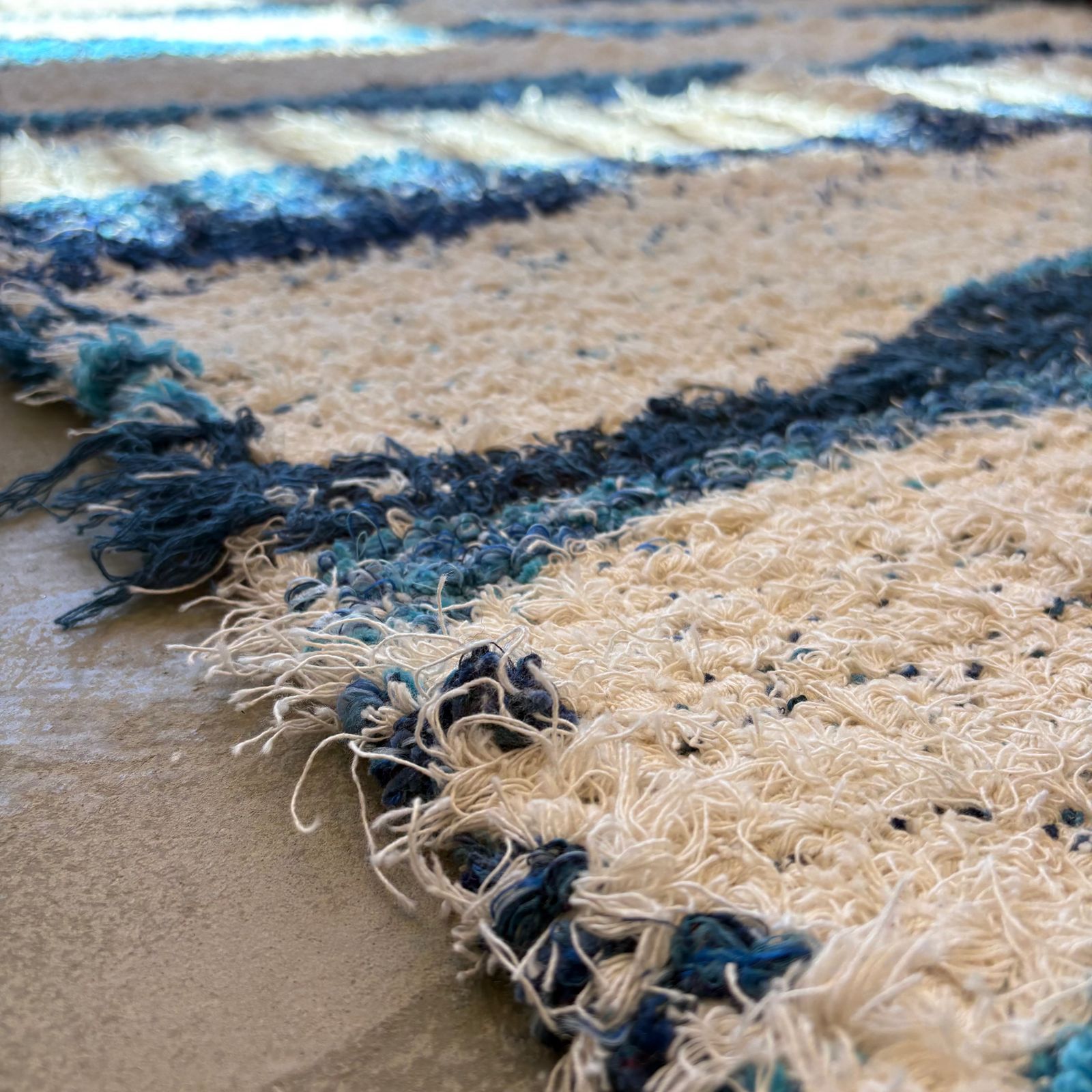 JARAPA RUG (ハラパラグ) / ARCO / スペインラグ / ブルー