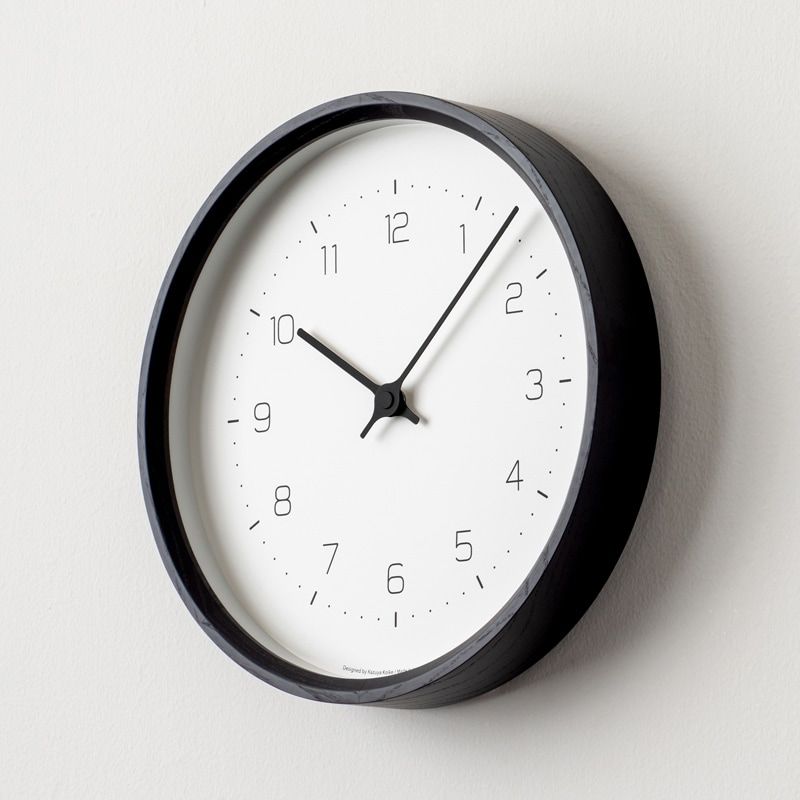 NEUT wall clock / ブラック