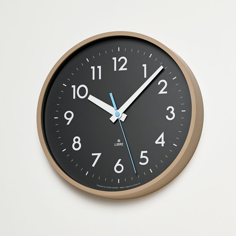 LIBRE CLOCK / チャコール