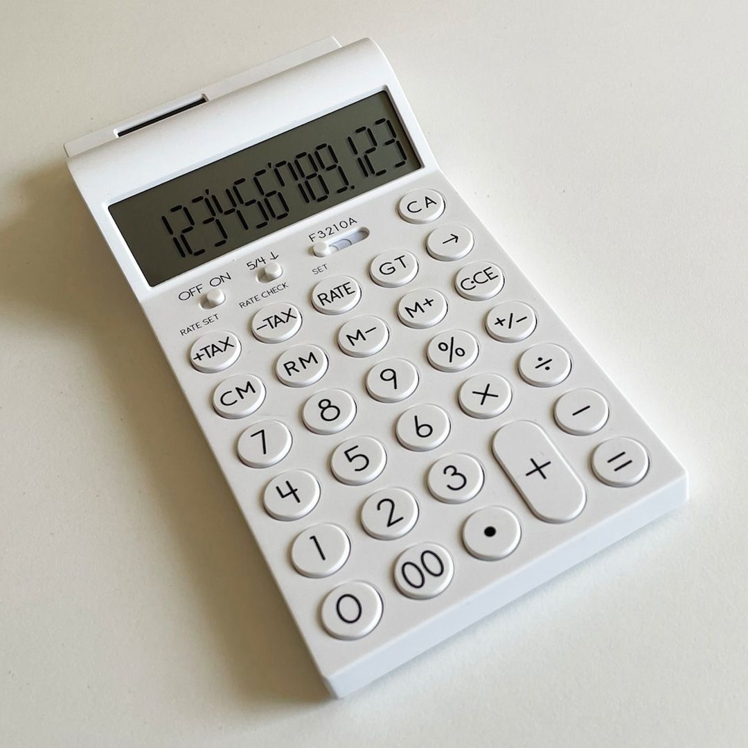 Looper calculator / ルーパーカリキュレーター(ホワイト) / 電卓