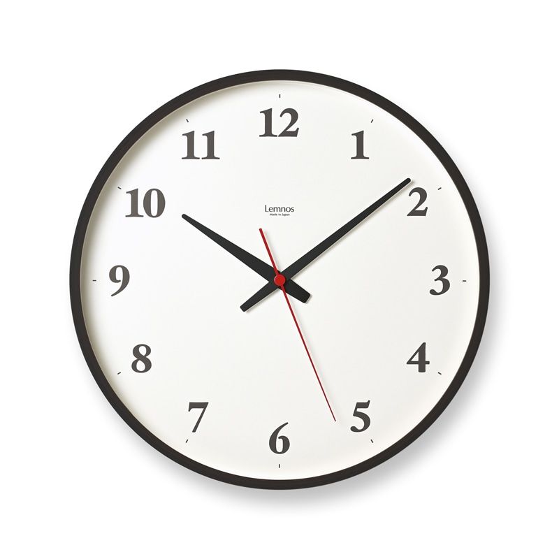 Plywood clock / ブラウン