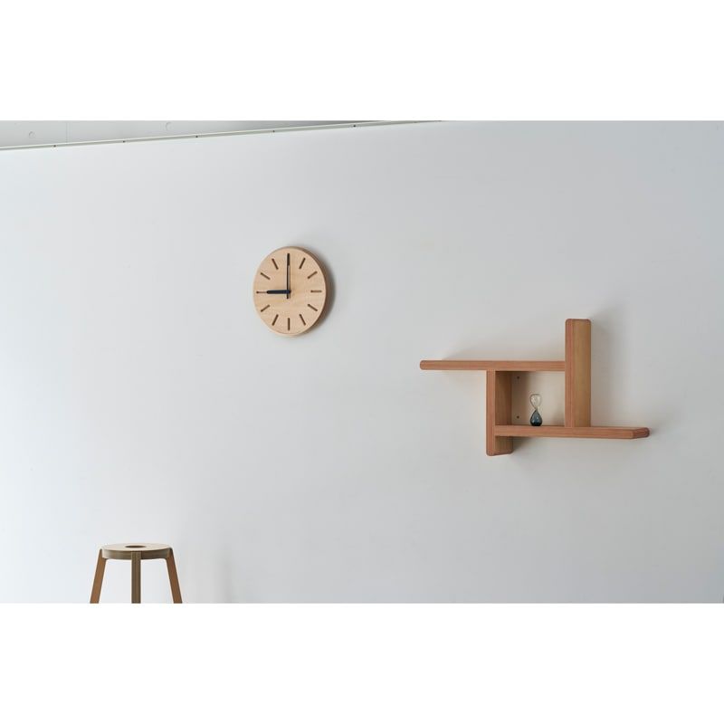 Paper-Wood CLOCK / ネイビー・line