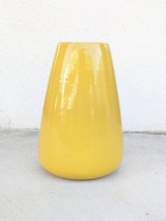 土の花【花瓶】simple vase / Yellow