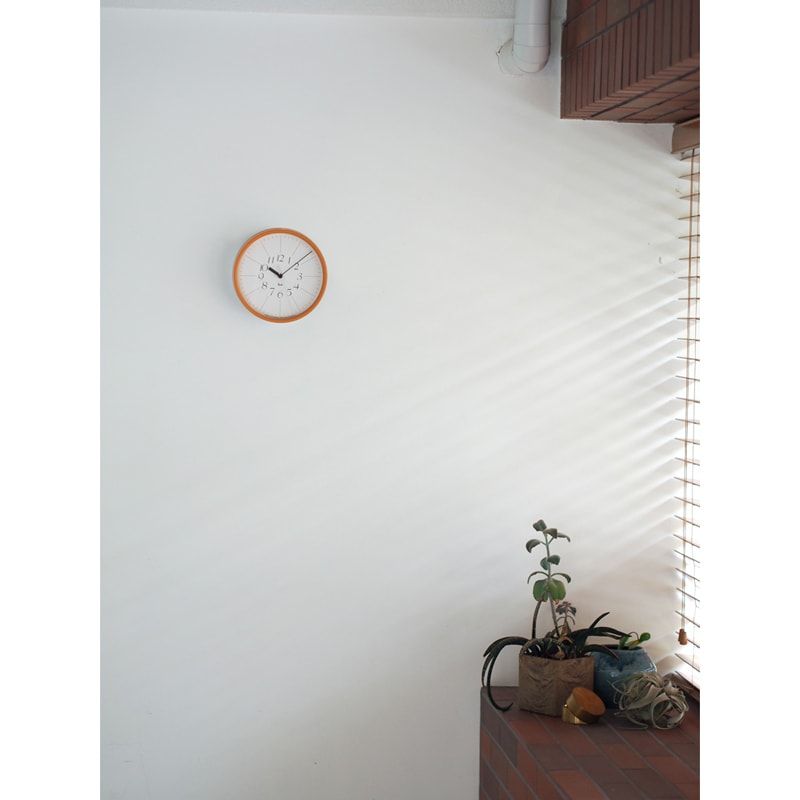 RIKI STEEL CLOCK / ホワイト