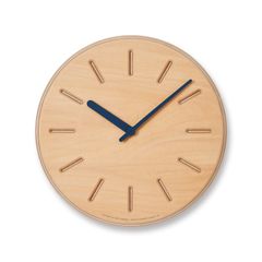 Paper-Wood CLOCK / ネイビー・line