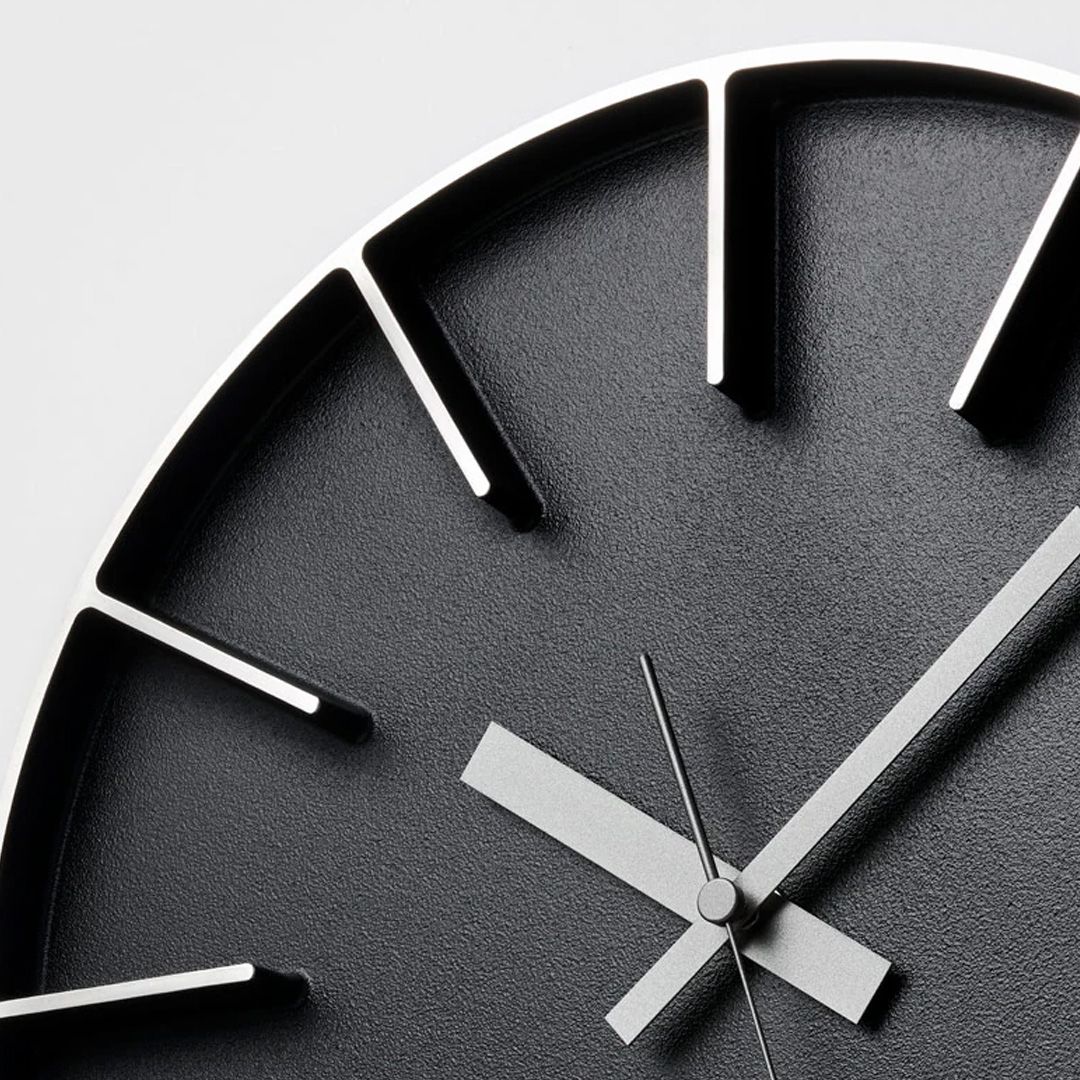 Edge clock / エッジクロック (掛け時計) ブラック