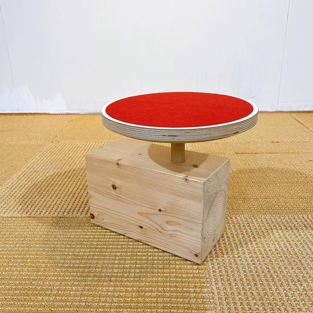season24-4 / Kids Stool Red / sirch