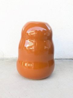 土の花【花瓶】dumpy vase / Orange