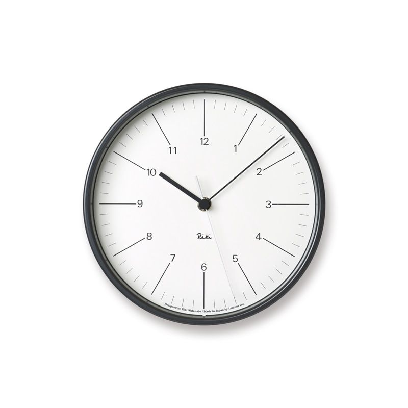 RIKI STEEL CLOCK / ホワイト