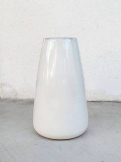 土の花【花瓶】simple vase / White