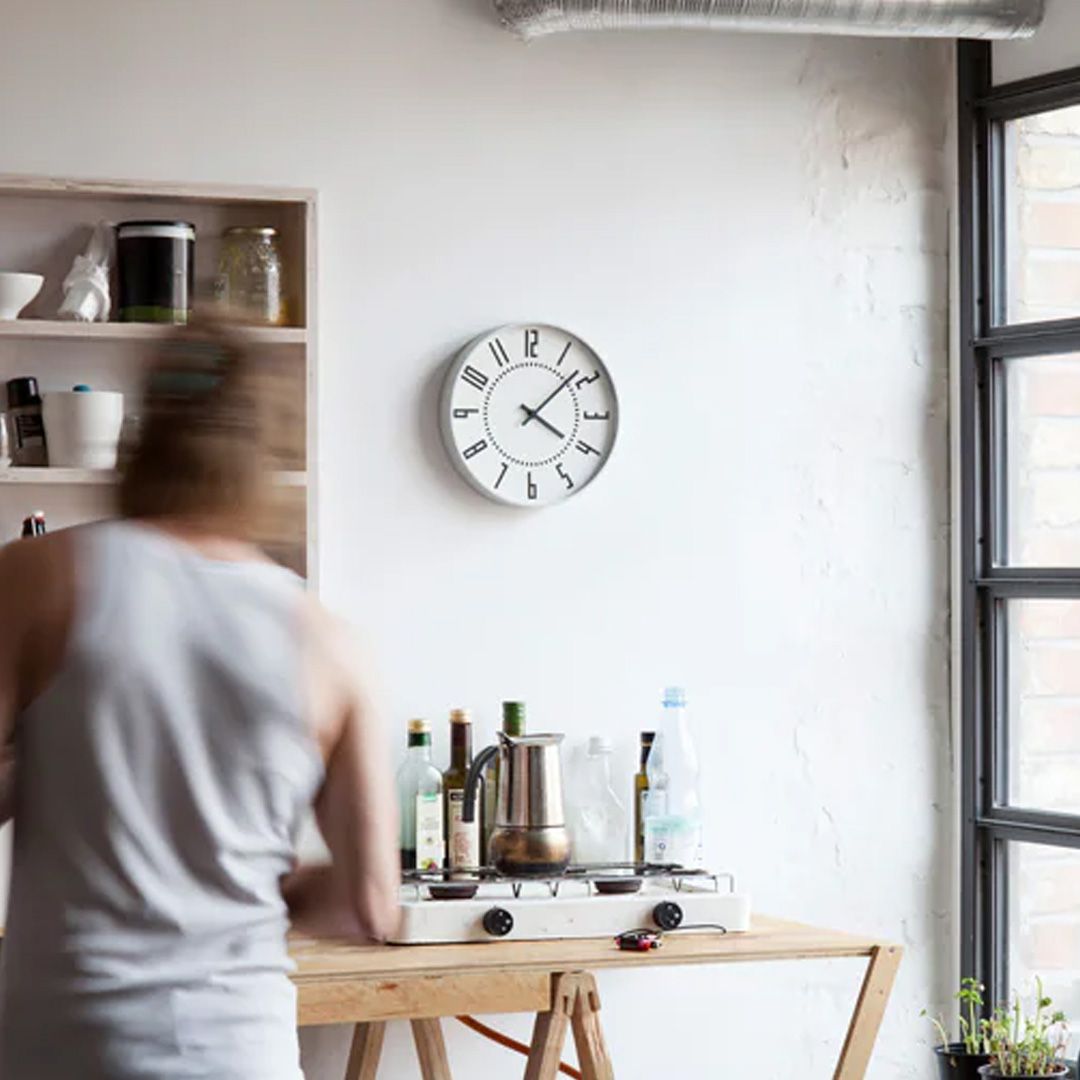 eki clock / エキクロック (掛け時計) ホワイト