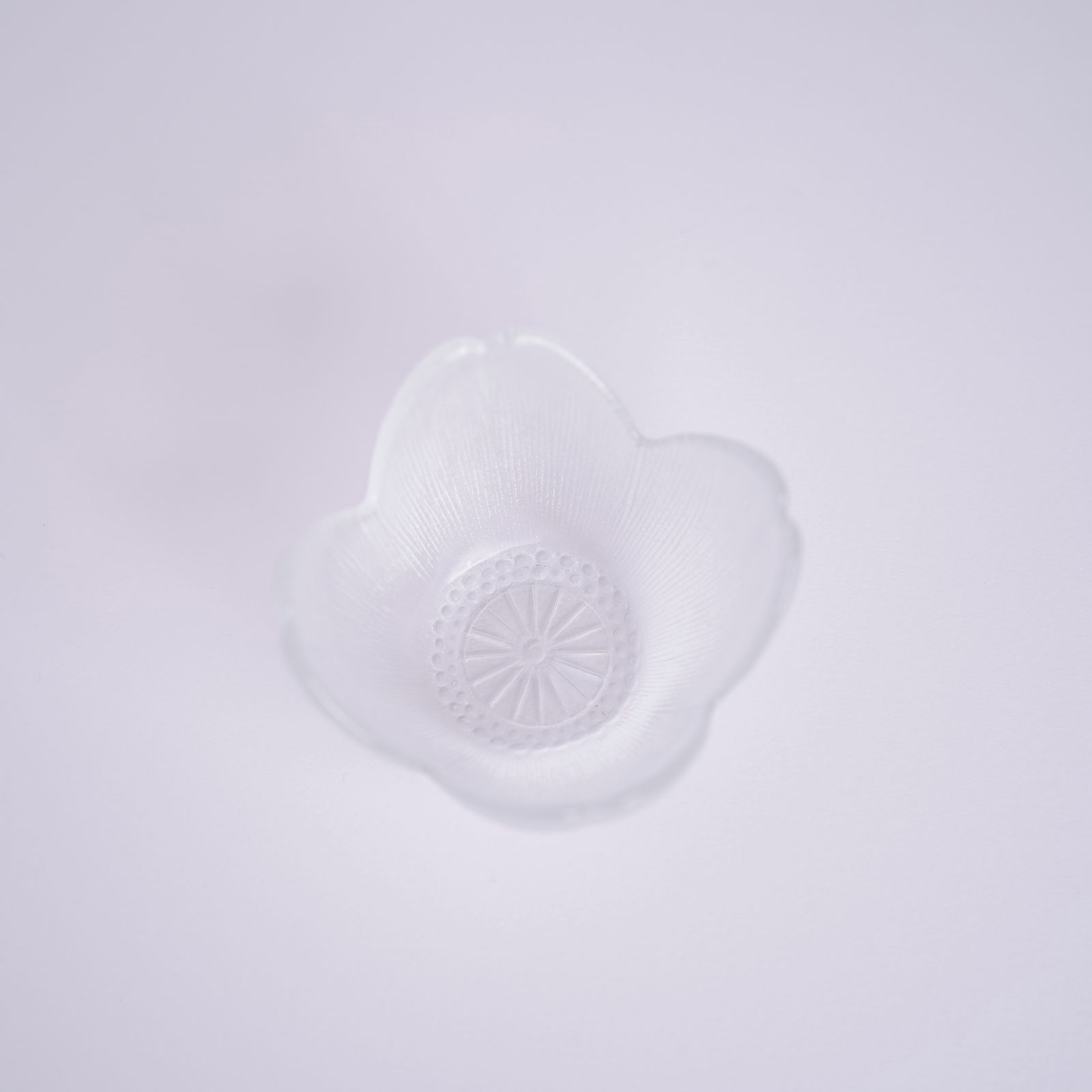 ガラスの器  梅の花 小鉢 3個セット