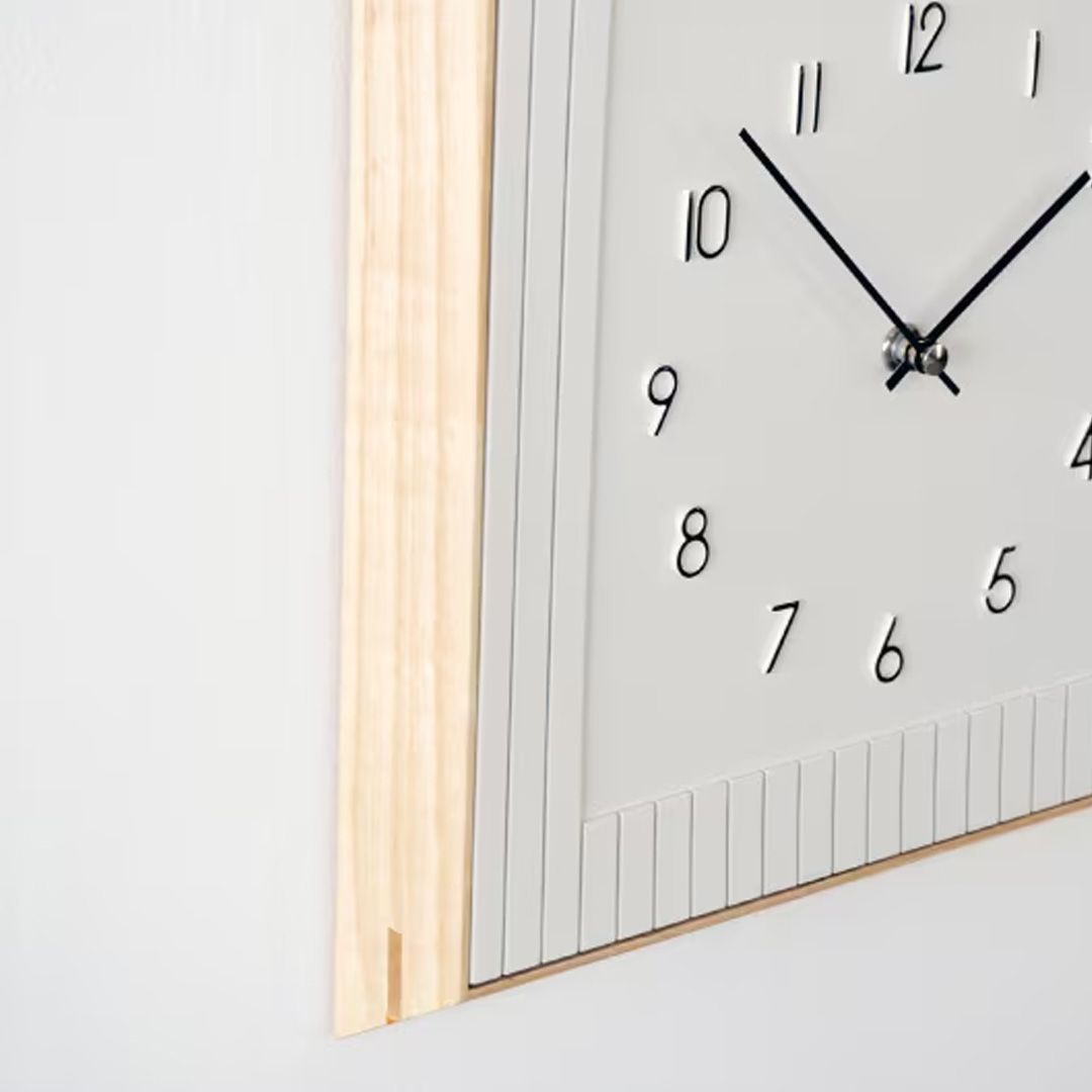 Ecke(エッケ) / ウォールクロック / 壁掛け時計 / CL-4510 / ホワイト