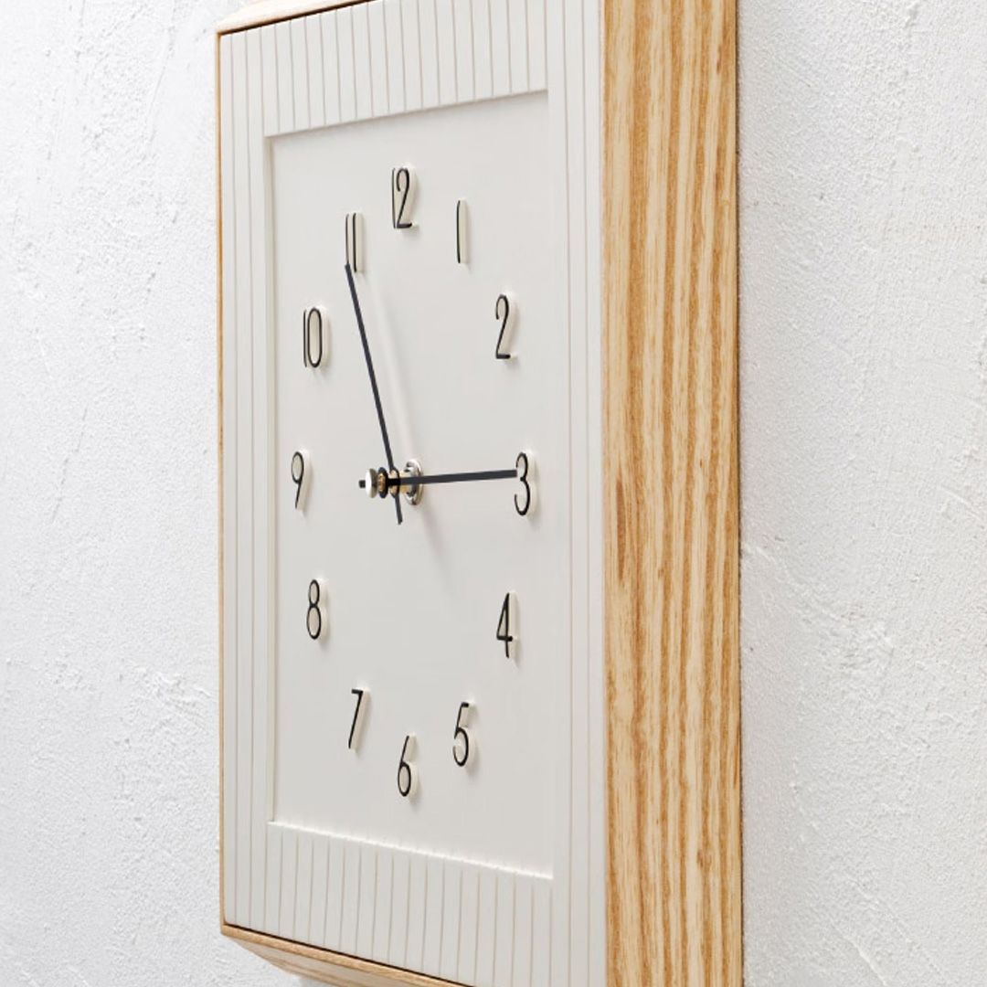 Ecke(エッケ) / ウォールクロック / 壁掛け時計 / CL-4510 / ホワイト