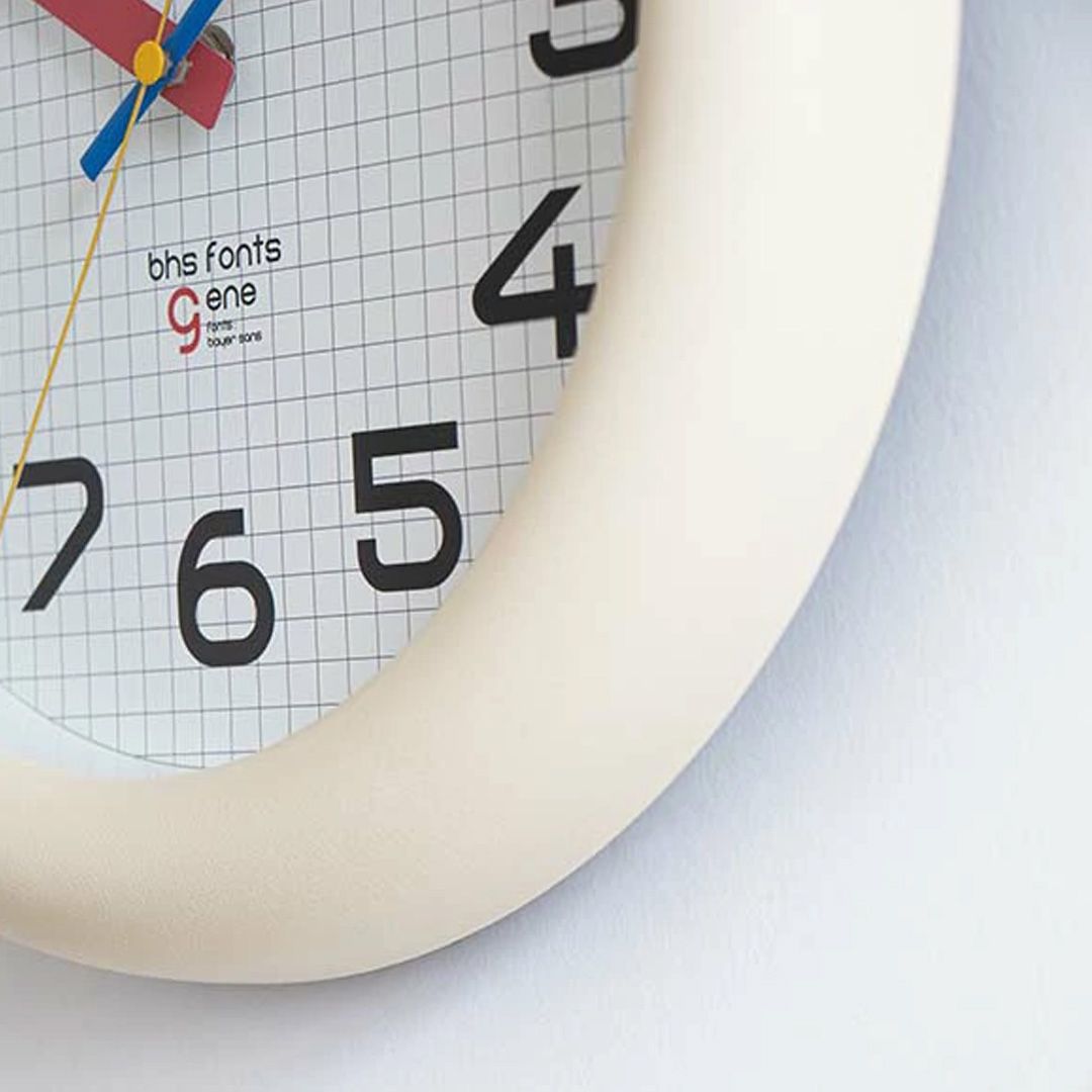BHS GENE WALL CLOCK  (バウハウスジーン) / 壁掛け時計 / WCL-022 / ブラック