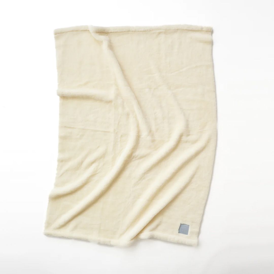 SERENE 6.0 Merino Wool New-Mayer (IVORY) / メリノウールニューマイヤー(アイボリー) / 毛布 ブランケット / シングル