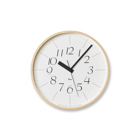 RIKI CLOCK RC / リキ クロック アールシー (電波時計) 細字 直径305mm