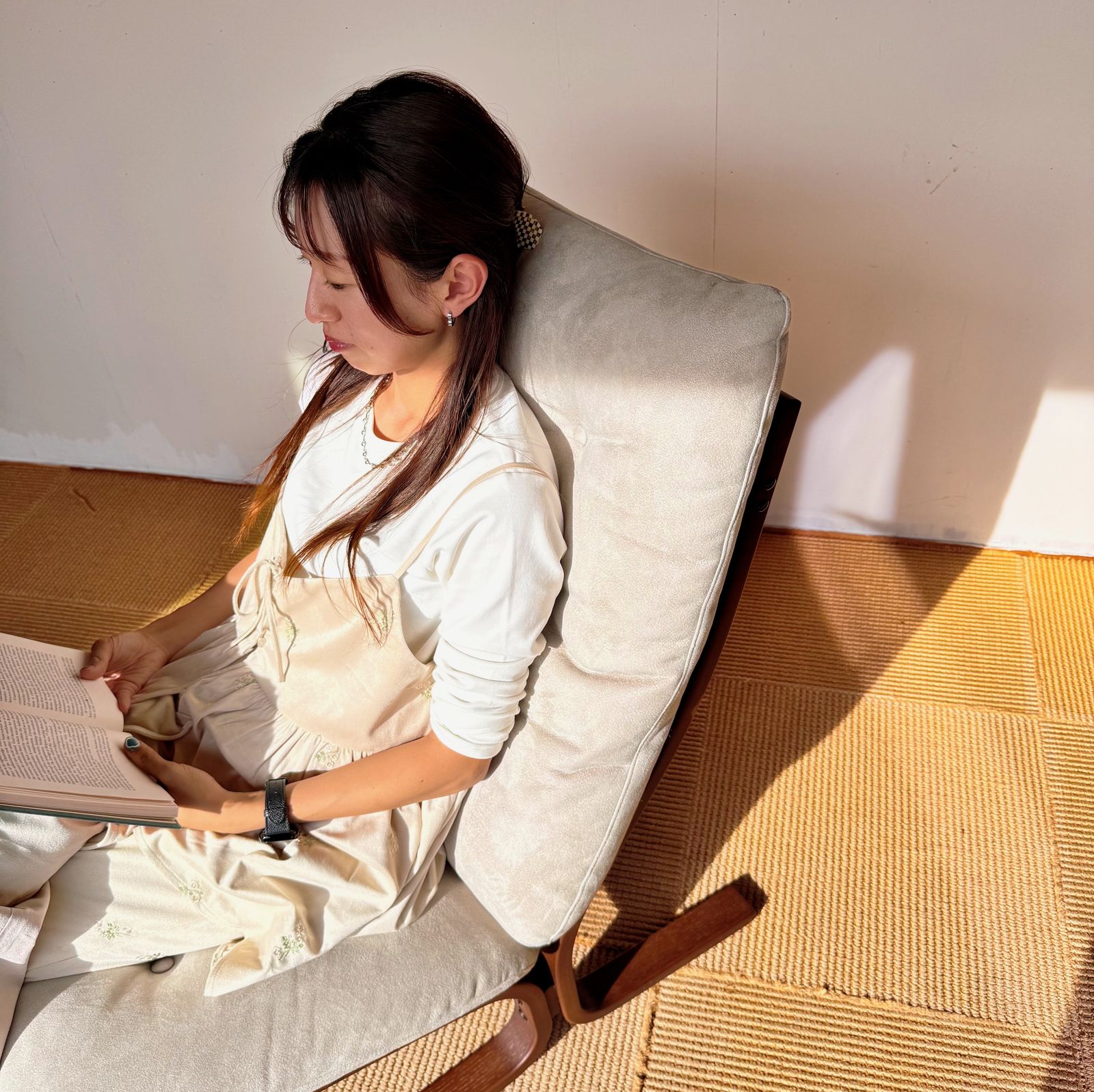 富士ファニチャー / Agio / 肘無 1Pソファ / パーソナルソファ (グレー)