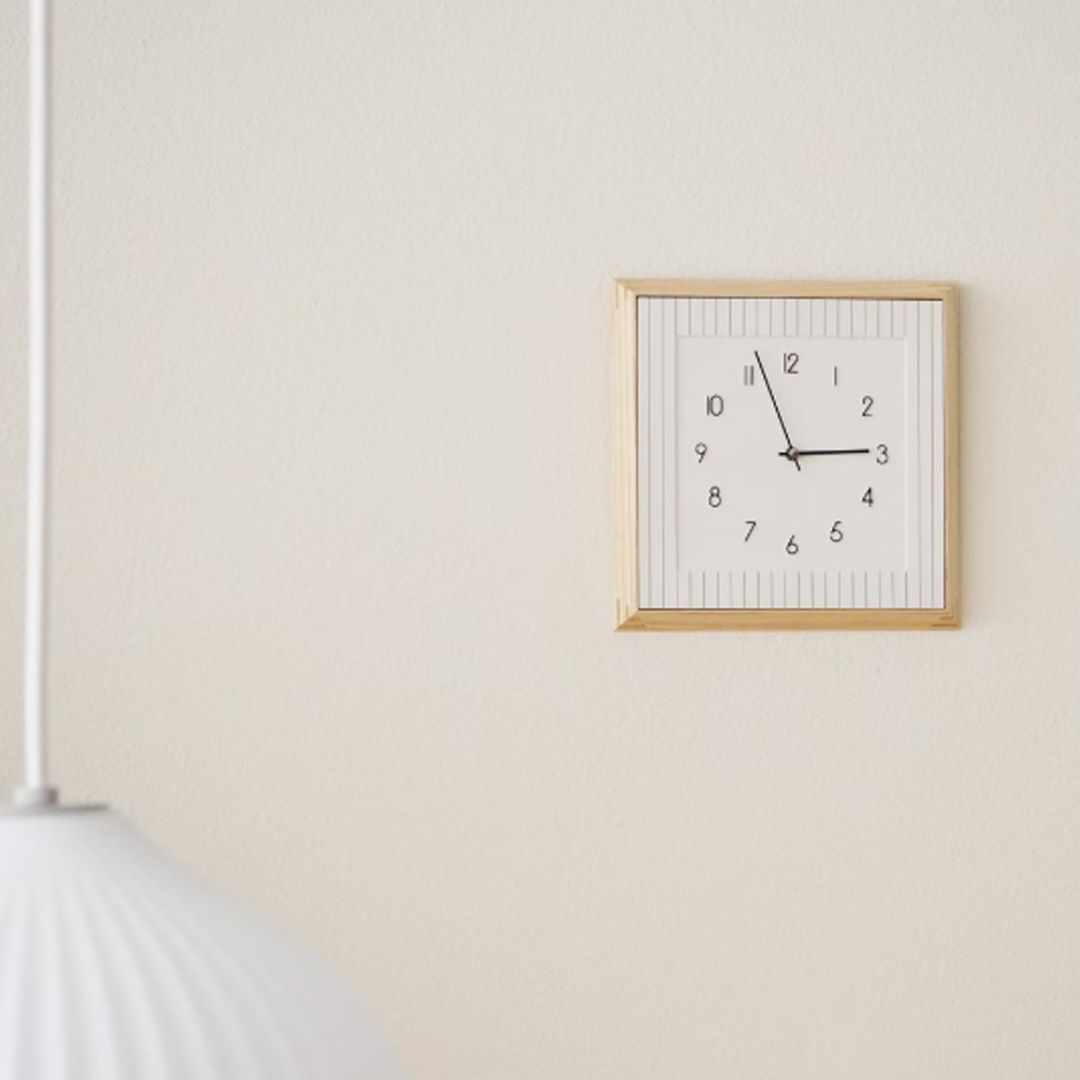 Ecke(エッケ) / ウォールクロック / 壁掛け時計 / CL-4510 / ホワイト