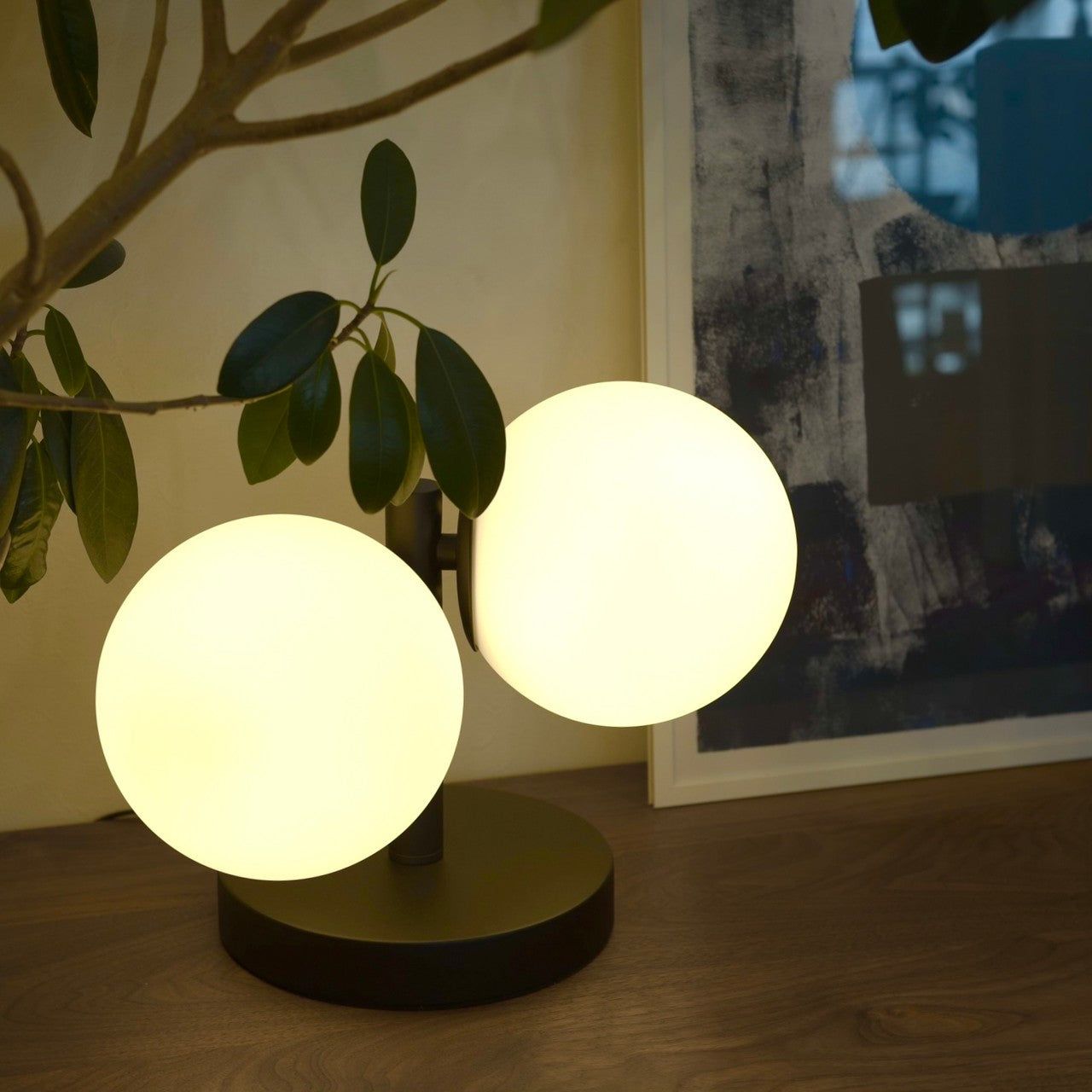 tiny glass table light