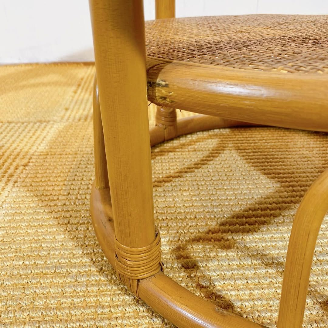 season36-4 / Glass Rattan Table
