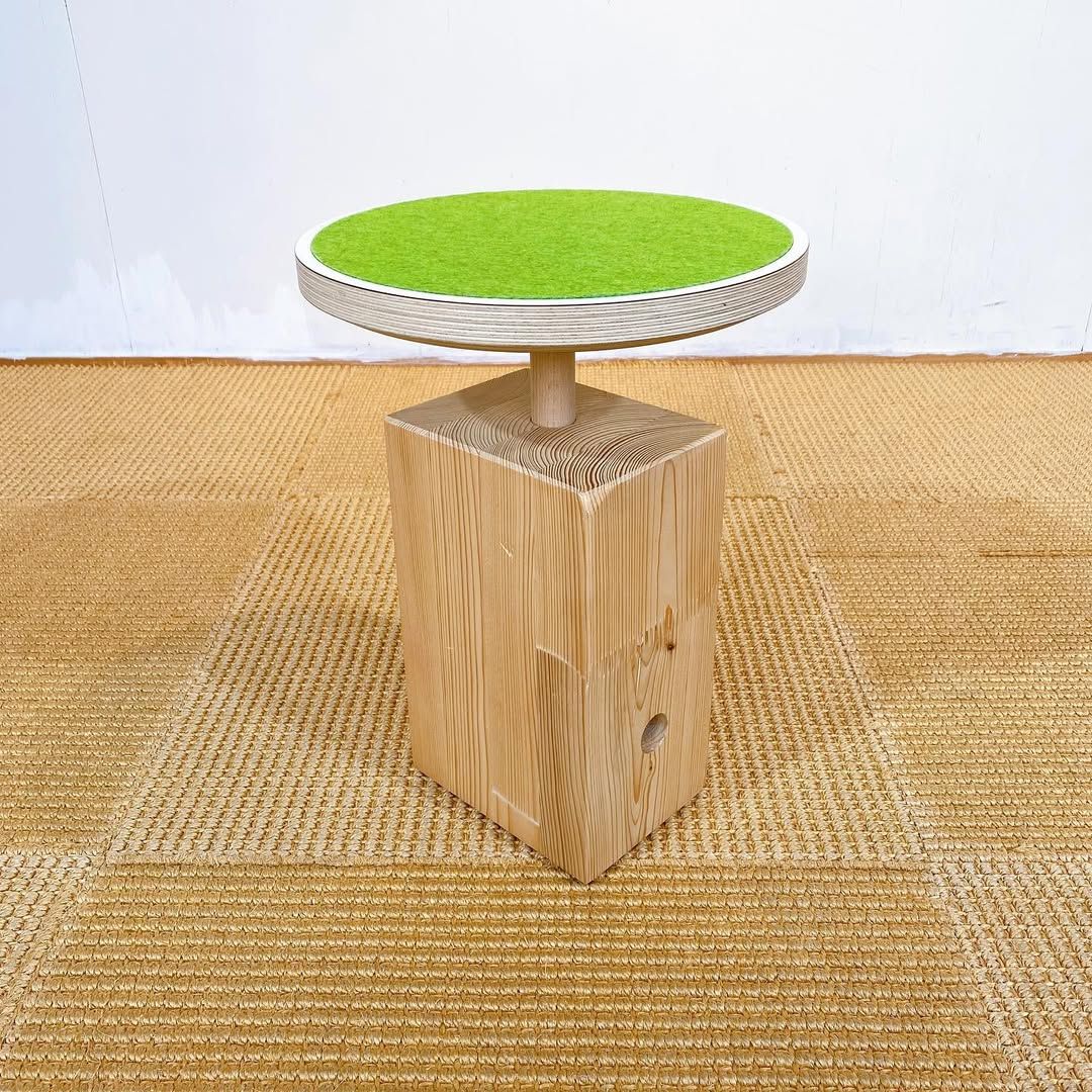 season24-3 / Kids Stool Green / sirch