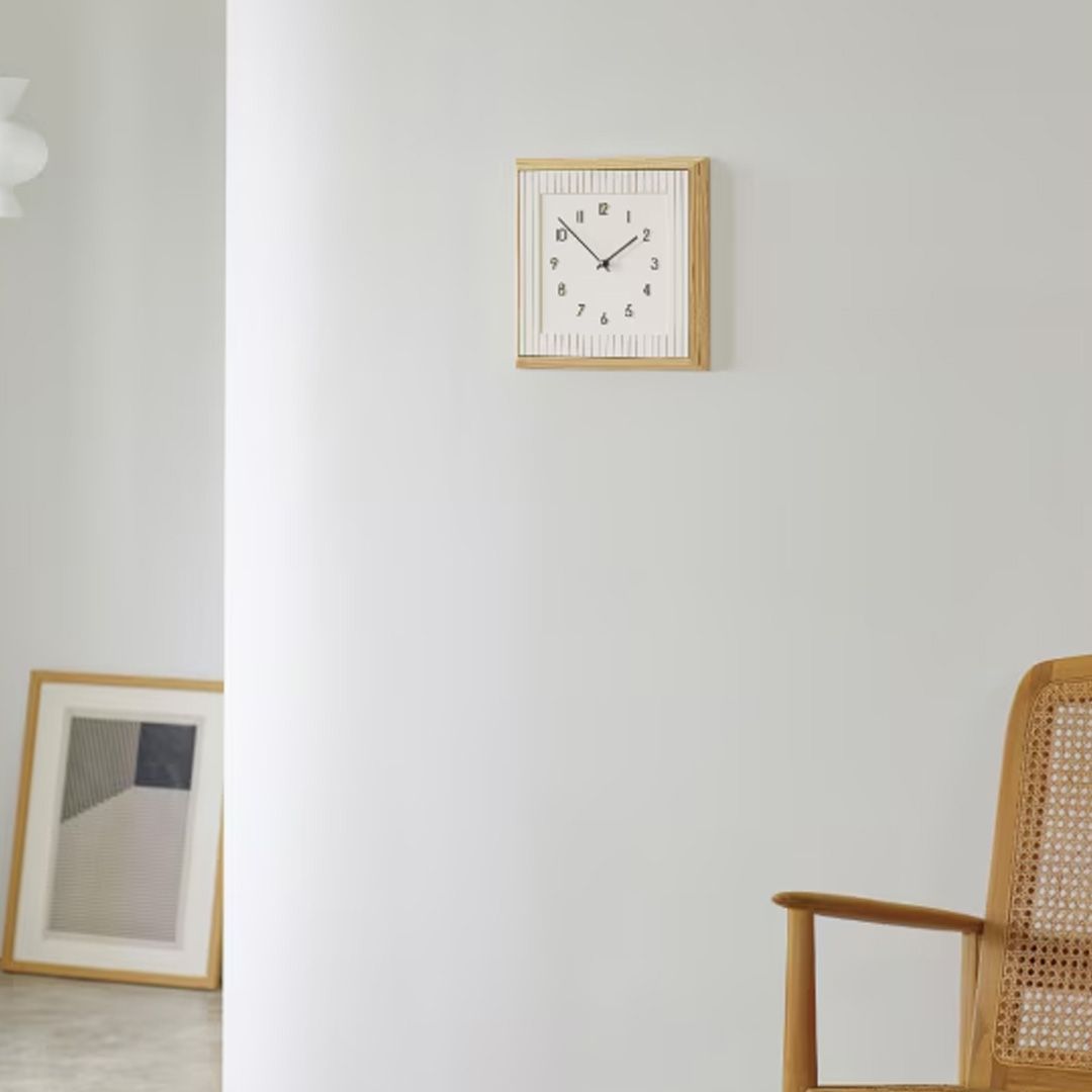 Ecke(エッケ) / ウォールクロック / 壁掛け時計 / CL-4510 / ホワイト