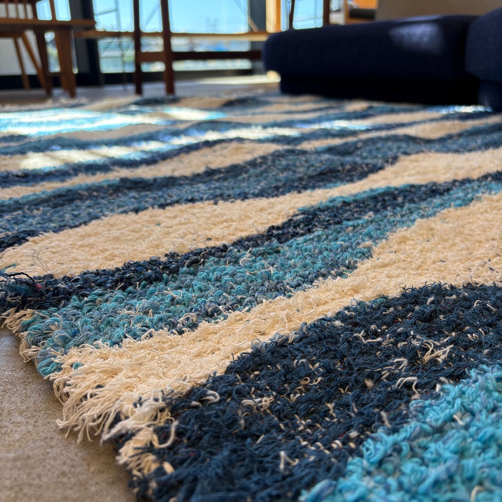 JARAPA RUG (ハラパラグ) / ARCO / スペインラグ / ブルー